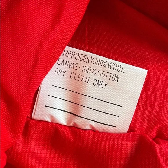 Festive Santa Christmas Stocking - Red and Green - Picture 5 of 6